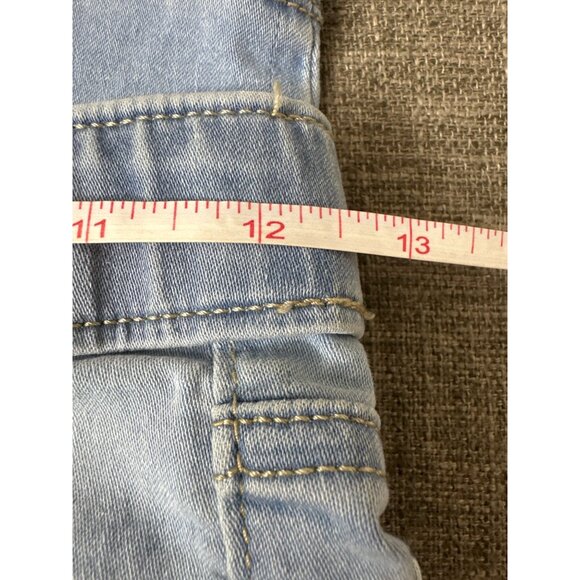 So Girls Light Wash Denim Jeans Size 14 Adjustable Waist - Picture 6 of 7
